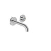 Baril Trim only for single lever wall-mounted lavatory faucet, drain not included
