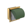 Rubinet RECESSED TOILET PAPER HOLDER Gold