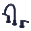 Rubinet Widespread Lav set (less drain) Midnight Blue