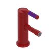 Rubinet Single Control Bidet Fitting (less drain) Maroon
