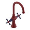 Rubinet Single Hole Dual Handle Lav. Set. (less drain) Maroon