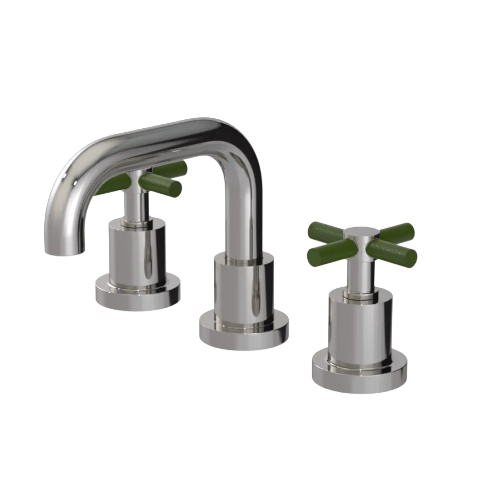 Rubinet Widespread Lav. Set. (less drain) Polished Nickel