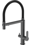 Zomodo Cignus Crystal Combo Tap & Filtered Water Faucet - Black Pearl