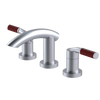 Rubinet Widespread Lav. Set. (less drain) Satin Chrome
