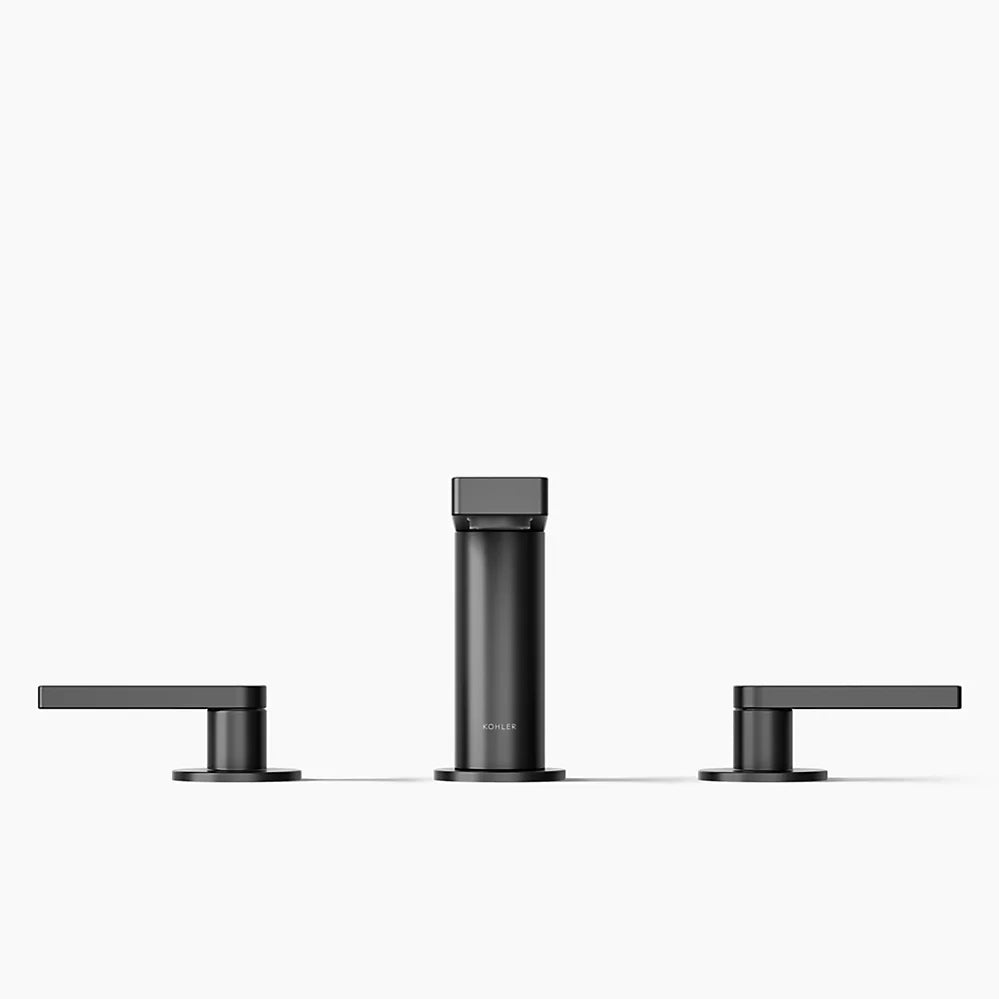 Composed® Widespread bathroom sink faucet with Lever handles, 1.2 gpm