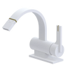 Rubinet Single Control Bidet Fitting (less drain) Matt White