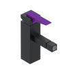 Rubinet Single Control Bidet Fitting (less drain) Matt Black