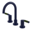 Rubinet Widespread Lav. Set. (less drain) Midnight Blue