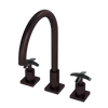 Rubinet Widespread Kitchen Set Oil Rubbed Bronze
