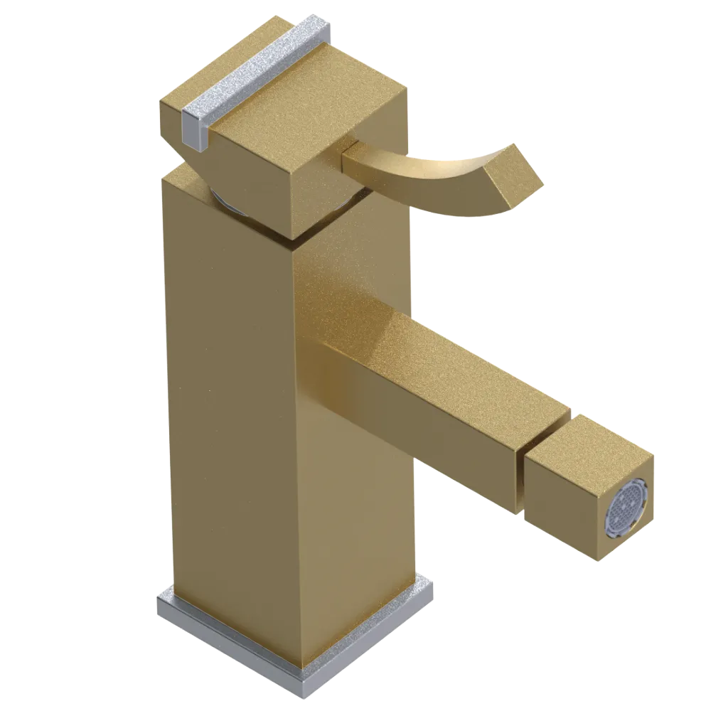 Rubinet Single Control Bidet Fitting (less drain) Satin Brass