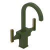 Rubinet Single Hole Dual Handle Lav. Set. (less drain) Green Envy