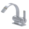 Rubinet Single Control Bidet Fitting (less drain) Satin Chrome