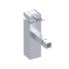 Rubinet Single Control Bidet Fitting (less drain) Satin Chrome