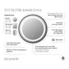 KALIA EFFECTLED-illuminated bathroom mirror - 20" x 32"