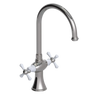 Rubinet Two Handle Single Hole Kitchen Set Polished Nickel