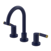 Rubinet Widespread Lav set (less drain) Midnight Blue