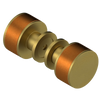 Rubinet Shower Door Knob (set) Antique Brass Matt