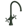 Rubinet Two Handle Single Hole Kitchen Set Green Envy