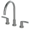 Rubinet Widespread Kitchen Set Satin Nickel