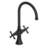 Rubinet Two Handle Single Hole Kitchen Set Matt Black