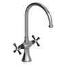 Rubinet Two Handle Single Hole Kitchen Set Polished Nickel