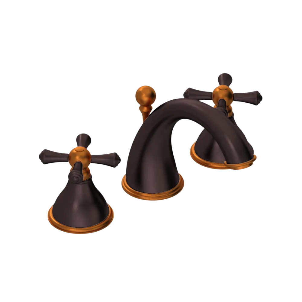 Rubinet Widespread Lav. Set. (less drain) Oil Rubbed Bronze