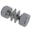 Rubinet Shower Door Knob (set) Satin Nickel