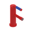 Rubinet Single Control Bidet Fitting (less drain) Red