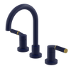 Rubinet Widespread Lav. Set. (less drain) Midnight Blue