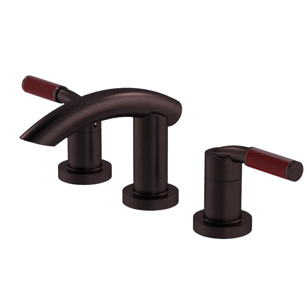 Rubinet Widespread Lav. Set. (less drain) Oil Rubbed Bronze