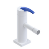 Rubinet Single Control Bidet Fitting (less drain) White