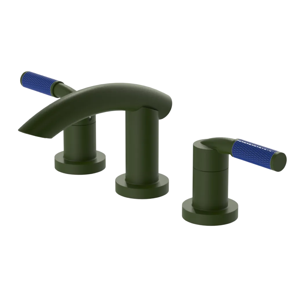 Rubinet Widespread Lav. Set. (less drain) Green Envy