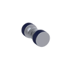 Rubinet Shower Door Knob (set) Satin Chrome