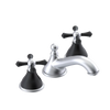 Rubinet Widespread Lav. Set. (less drain) Satin Chrome