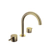 Baril 8" c/c lavatory faucet, drain included