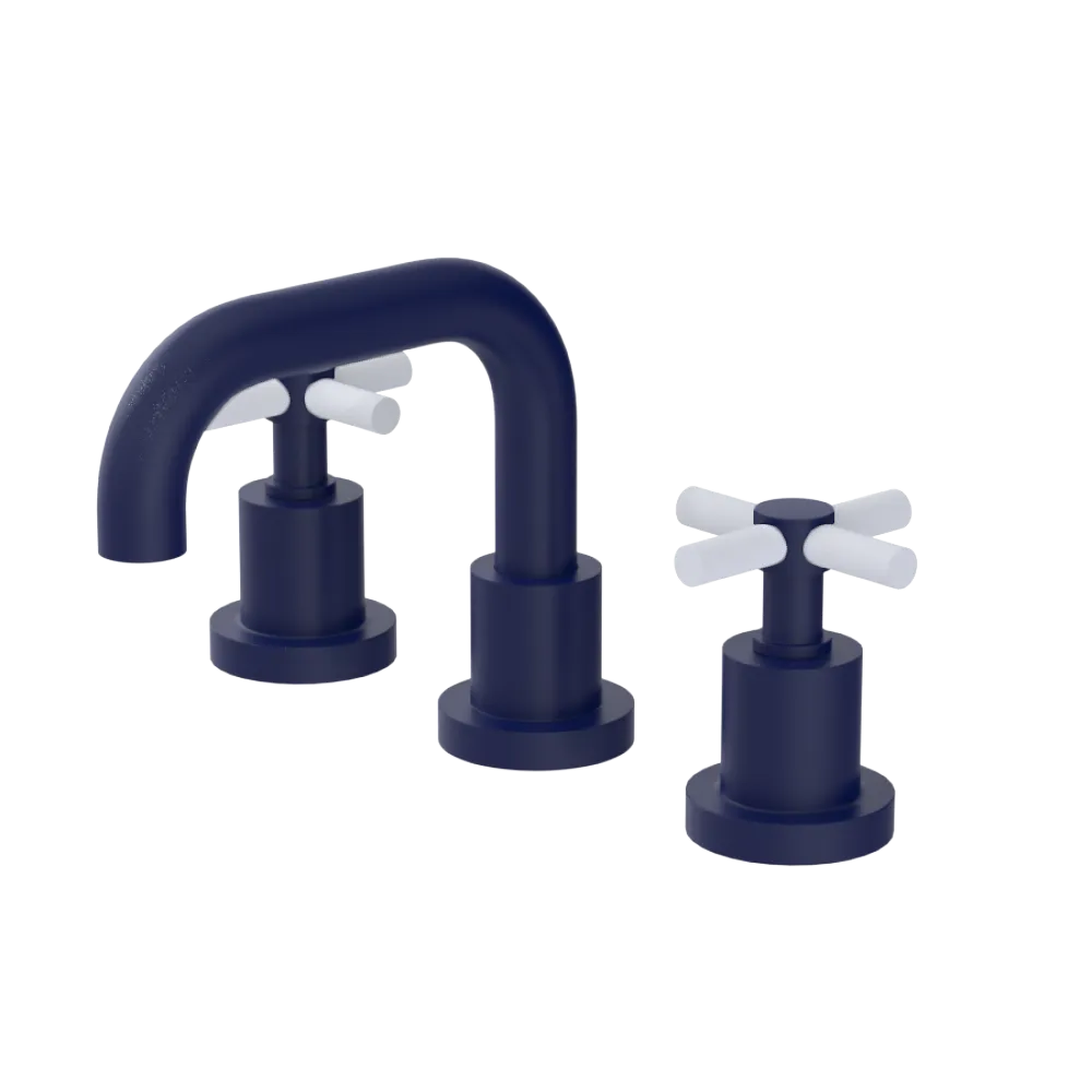 Rubinet Widespread Lav. Set. (less drain) Midnight Blue