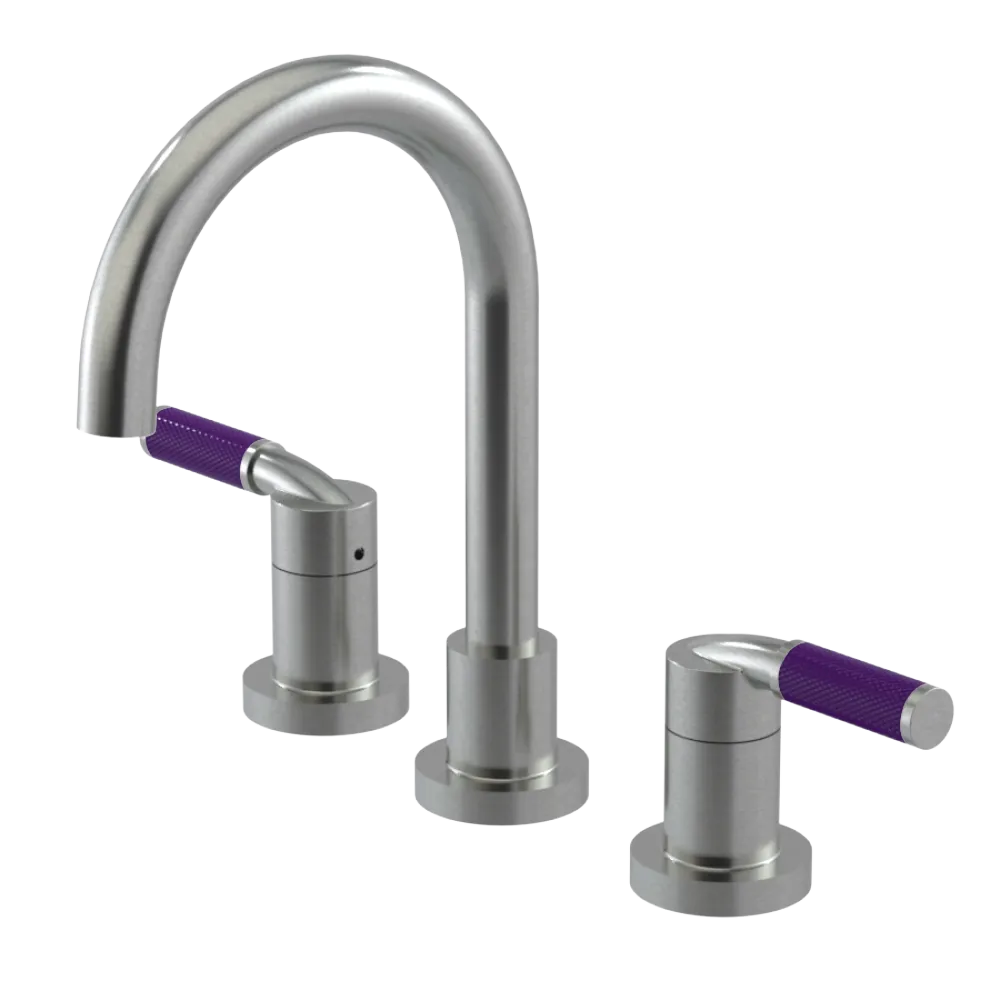 Rubinet Widespread Lav. Set. (less drain) Satin Nickel
