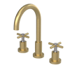 Rubinet Widespread Kitchen Set with LaSalle Spout Satin Brass