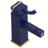Rubinet Single Control Bidet Fitting (less drain) Midnight Blue