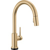 Trinsic Pull-down Touchless Kitchen Faucet Chrome - Champagne Bronze