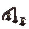 Rubinet Widespread Kitchen Set with Genesis Spout Oil Rubbed Bronze