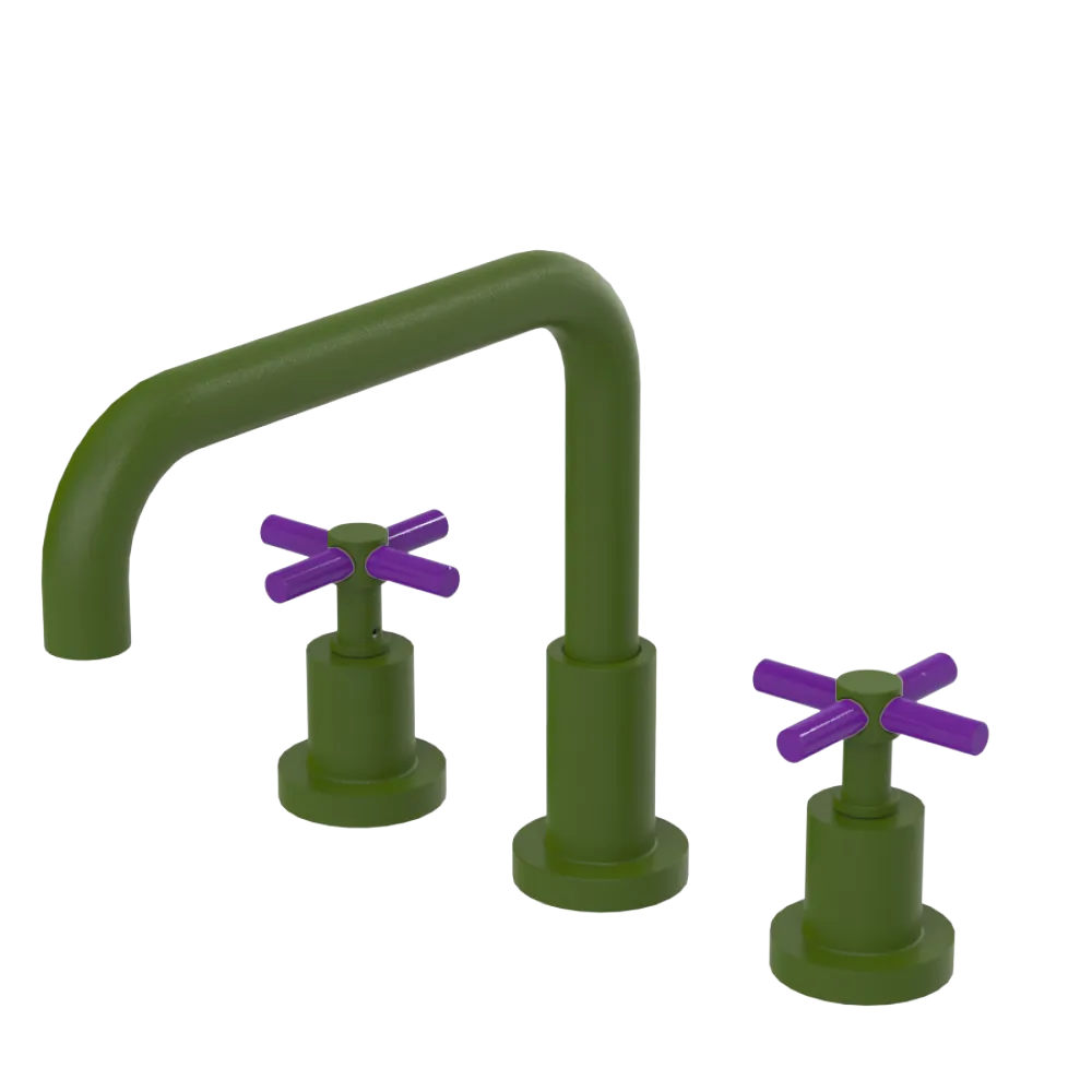 Rubinet Widespread Kitchen Set Green Envy
