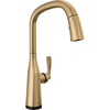 Delta Stryke Kitch Stryke Touchless Kitchen Pull-down Chrome - Champagne Bronze