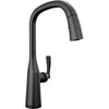 Delta Stryke Kitch Monrovia Touchless Kitchen Pull-down Chrome - Matte Black