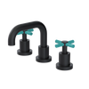 Rubinet Widespread Lav. Set. (less drain) Matt Black