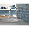 Delta Single Handle Pull-Down Kitchen Faucet with ShieldSpray