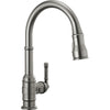 Broderick Pull-down Kitchen Withshieldspray 1L - Black Stainless