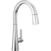 Monrovia Single Handle Pull-down Kitchen Faucet In Chrome Lumicoat - Chrome