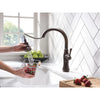 Delta Single Handle Pull-Down Kitchen Faucet with ShieldSpray