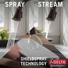 Delta Single Handle Pull-Down Kitchen Faucet with ShieldSpray